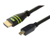 Techly HDMI kabel High Speed mit Ethernet-Micro D NEW