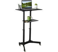 Techly ICA-TB TPM-1BK Notebook Stand Black - Notebook Stand (Notebook Stand, Black, Metal, 1030-1250 mm, 0-40°, 620 mm)