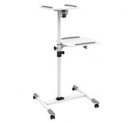 Techly ICA-TB-TPM-6 multimedia cart/stand White Multimedia trolley