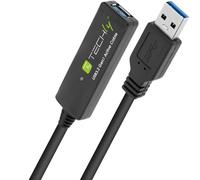 Techly ICUR30100G USB cable USB 3.2 Gen 1 (3.1 Gen 1) 10 m USB A Black