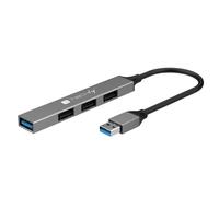 Techly IUSB32-HUB4A-3U2SLS USB-A 3.2 Hub with 4 Slim