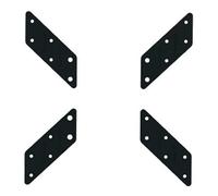 Techly Universal Adapter For VESA Mount From 200X200 To 400X400 Black G11A