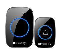 Techly Wireless Doorbell Button And Ringer I-BELL-RING04 Black