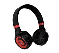 TECHMADE AC Milan Wireless Over-Ear Headphones, Foldable Wireless Bluetooth Headphones, Headphones with Built-in Microphone, HiFi Stereo, Micro SD Slot, FM Radio for iPhone/Android/Travel/PC