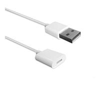 TechMatte Flexible (Male to Female) Charging Adapter Cable for Apple Pencil and iPad Pro (1.5 Meters, White)