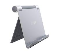 TechMatte Large iPad Stand Adjustable Foldable Aluminum Stand for iPad, iPad Pro 12.9, iPad Pro 11, iPad Air, iPad Mini, iPhone 11 Pro Max XS XR, E-Readers