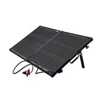Technaxx 100W Solar Charger Set TX-215 - Monocrystalline Portable Power Solar Panel with LCD Display Controller - Ideal for Garden, Camping