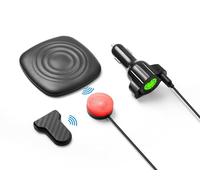 Technaxx Auto Baby-Alarm Car Seat Adaptors with Leak Sensor Baby Car Seat Safety First Child Socket and Baby Sensor TX-162