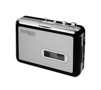Technaxx Germany Portable Cassette Player with USB, Tape Player, Cassette to MP3 Converter - Rediscover your old audio-cassette tapes on the go with DigiTape DT-01