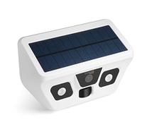 Technaxx Germany Solar Security Camera Outdoor Rechargeable Battery Powered Camera 1080p PIR Motion Detection Surveillance Camera with High Power LEDs Light TX-156