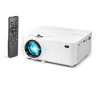 Technaxx Mini LED Multimedia Projector 32-176 Inch with 1800 Lumens, HDMI USB VGA AV MicroSD, Portable Mini Projector for Home Cinema, Smartphone, Laptop&Game Console, 40,000h LED - TX-113