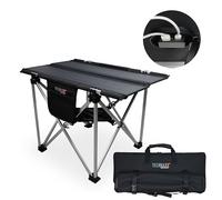 Technaxx 20W Foldable Solar Camping Table TX-251 - Portable Solar Panel Charger with 2xUSB Charging Ports and Compact Design - Ideal for Camping and Outdoors