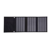 Technaxx Portable Solar Charger 21W Foldable Monocrystalline Solar Panel with 2 USB Ports for Smartphone Tablet Power Bank Camera High Efficiency 19% Ideal for Camping Hiking Travel Outdoor TX-207