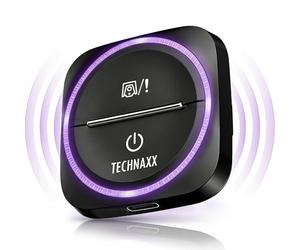 Technaxx Secure Drive Mini, Traffic Warning Device with Blitzer.de Integration - Road Hazard & Speed Alert, LED Notifications, USB-C, Automatic Activation, CarPlay & Android Auto Compatible - TX-387