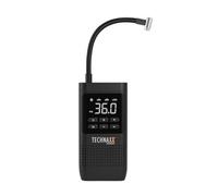 Technaxx TX-321 Digital Car Air Compressor - 10 Bar, LED Display, 4000mAh Powerbank, USB-C, 4 Modes, Automatic Shutoff, for Cars, Bikes, Balls - Portable Tyre Inflator with LED & Adapters