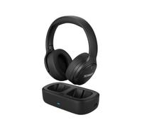 Technaxx Wireless TV Headphones with Charging Base - Bluetooth 5.4 Over-Ear Headset with Microphone, 30h Battery, USB-C, Optical & AUX Input - Ideal for Seniors, TV & Music - TX-350