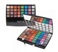 Technic 48 Eyes Eyeshadow Palette - Highly Pigmented Matte & Shimmer Shades with Mirror