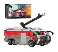 Technic Airport Fire Truck Building Blocks Set- 2776PCS City Emergency Rescue Vehicle Bricks Kit for Adult, Collectible Truck Model, Creative Gift for Man, Woman