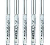 TECHNIC Clear Lip Gloss Lip Shiner for Natural Looking Lips 5ml PACK OF 5
