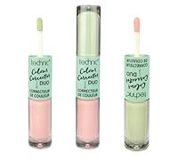 Technic Colour Corrector Concealer Duo Correct Cover Conceal Blemish Correcting (Green/Pink)