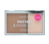 Technic Define & Highlight Duo Contour Kit Bronzer & Highlight Powder 5.5g-Caramel