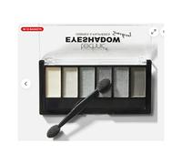 TECHNIC Eyeshadow Smokey Eye Look BLACK GREY SILVER WHITE Shimmer