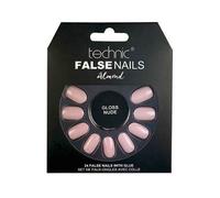 Technic False Nails Almond Gloss Nude 24 pcs