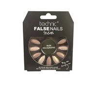 Technic False Nails Stiletto Nude Holographic 24 pcs