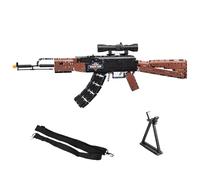 Technic Gun Building Blocks, 1366 PCS AK-47 Assault Rifle Military Gun Model Building Set, Shootable Gun Military Building Set, Military Weapon Model Building Set for Adults