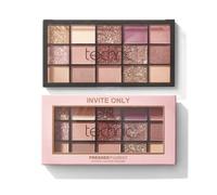 Technic Invite Only Eyeshadow Palette - 15 Blendable Shades with Highly Pigmented Glitters, Shimmers & Mattes for Day or Night Looks. A Mixture of Pinks, Berries and Neutrals. 22.5g