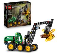 LEGO Technic John Deere 1470H Wheeled Harvester - Construction Vehicle Toy - STEM Model Kit w/a Rotating Boom & Working Claw - Gift for 7+ Year Old Boys - 42218