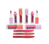 TECHNIC Lipstick Gloss Vault For Smooth & Moisturising Lips Gift Set