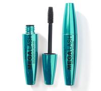 Technic Mega Lash Water Resistant Mascara Duo 2 Pieces - Vegan, Ultra Black, Water Resistant, Hard wearing, Smudge-Proof, Lash Building Formula For V