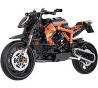 Technic Motorcycle Building Kit for KTM Superduke 1290R, 1:8 Technic Motorbike Construction Toys, MOC Racing Motorcycle Building Kit for Children or Adults - 579 Pieces