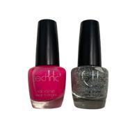 Technic Nail Polish 2x12 ml - Pink & Glitter