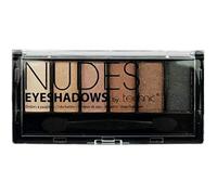 Technic Nudes Eyeshadow Palette - 6 Pigmented, Professional, Long Lasting & Blendable Shimmer Shades for a Natural, Glam Make-up Look. Nude Shades That Are Easy To Use With Long Lasting Coverage. 7.2g