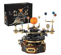 Technic Planet Earth and Moon in Orbit Building Set, Rotating Astronomical Building Toy with 8 Planets, Home Decor Model, Gift for Astronomy Enthusiasts and Children 6+ (1098PCS)