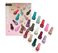 Technic Polished Minis 15-Piece Nail Varnish Set - Versatile Gloss & Shimmer Shades in Convenient Mini Sizes