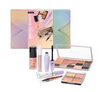 Technic Smokey Quartz 7-Piece Full-Size Makeup Gift Set - Eyes, Brows, Glow & Gloss in One Glam Kit