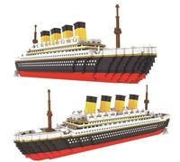 Technic Titanic Model Building Block Set, 3800Pcs Cruise ship Titanic Boat Model Building Kit Not Compatible with Creator Expert 10294