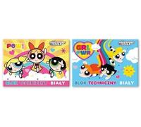 Technical block A4/10K white Powerpuff Girls