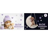 Technical block A4/10K white The Sweet Pets