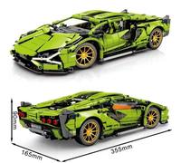 LEGO Technic Lamborghini Sián FKP 37 - 42115, Construction Toys light green, Building set, Boy/Girl, 3696 pc(s)