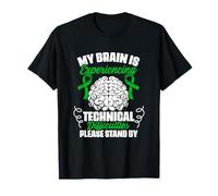 Technical Difficulties Traumatic Brain Injury TBI Survivor T-Shirt