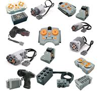 Technical Electronic Building Block MOC Refit Accessories Micro-motor RC Power Functions Parts Creative DIY Car Bricks Kids Toys GF48-RC