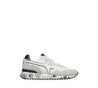 Technical Fabric and Suede Sneaker - male - W6YZ - Sneakers - White - 6 UK - Shoes 6 UK