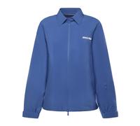 Technical Fabric Windbreaker - female - Miu Miu - Light Jackets - Blue - M - Jackets M