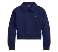Technical Knit Half Zip Sweatshirt - female - Ralph Lauren - Kids Sweatshirts - Blue - 7 Y | 122 CM - Kids 7 Y | 122 CM