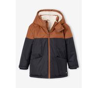 Technical Parka with Hood for Boys hazel