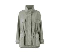 Technical parka with rhinestone-effect mini studs - female - PINKO - Parkas - Gray - M - Coats M